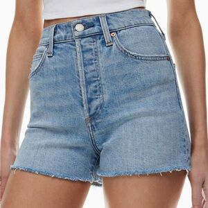 Denim Forum (Aritzia) high waist shorts - 50’s Arlon- size 23